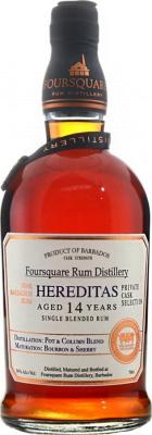 Foursquare Hereditas Private Cask Selection The Whisky Exchange 14yo 56% 700ml
