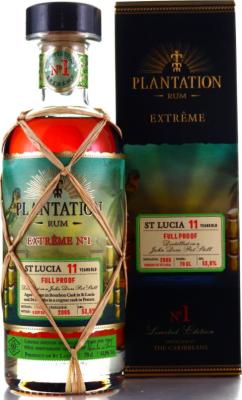 Plantation 2005 Saint Lucia Extreme No.1 11yo 53.8% 700ml