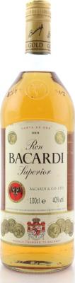 Bacardi Carta De Oro Superior Gold 40% 1000ml