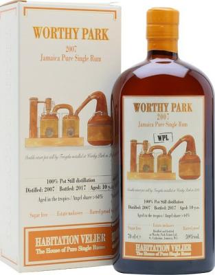 Habitation Velier 2007 Worthy Park WPL Jamaica 10yo 59% 700ml