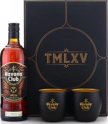 Havana Club Tomorrowland TMLXV Giftbox With Cups 40% 700ml