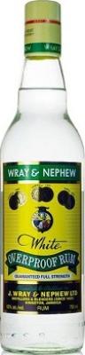 J. Wray & Nephew Overproof White 63% 1000ml