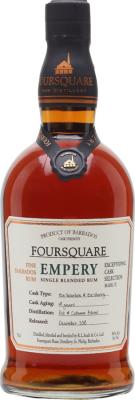 Foursquare 2004 Empery Exceptional Cask Selection Mark IX 14yo 56% 750ml