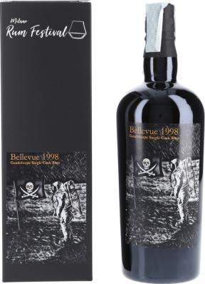 Rom De Luxe 1998 Bellevue Guadeloupe Milano Rum Festival Single Cask Navy Strenght 21yo 57% 700ml