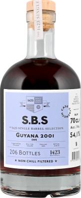 S.B.S Guyana 2001 SWR 21yo 54.1% 700ml