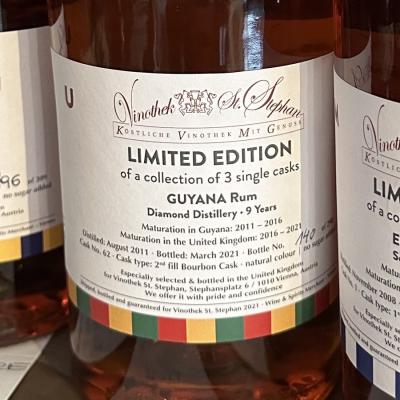 Vinothek St. Stephan 2011 Diamond Guyana 9yo 55.8% 700ml