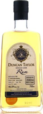 Duncan Taylor 2004 South Pacific Single Cask Rum 13yo 46% 700ml