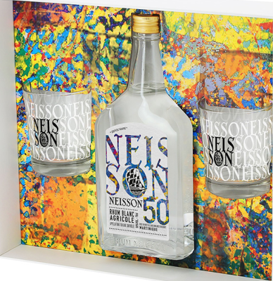 Neisson Ti Punch Blanc Giftbox with Glasses 50% 700ml