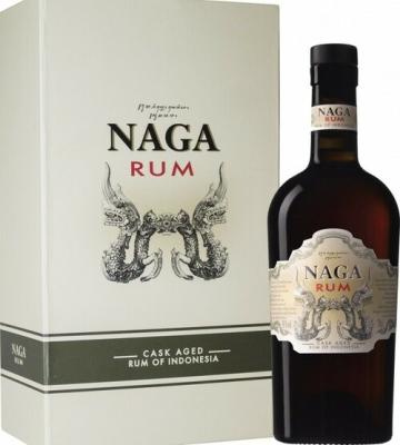 Naga Cask Aged Tube Giftbox With Glasses 38% 700ml