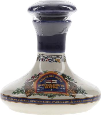 Pusser's British Navy Rum Nelson Ships Decanter Miniature 47.75% 50ml