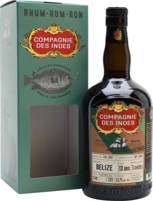 Compagnie des Indes 2007 Belize 13yo 62.1% 700ml