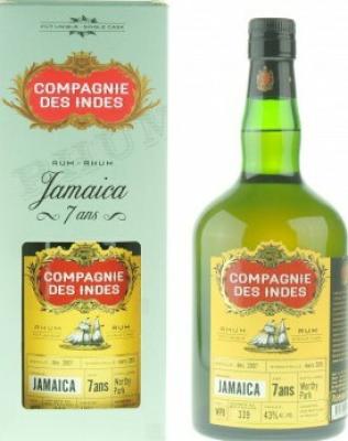 Compagnie des Indes 2007 Jamaica 7yo 43% 700ml