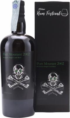 Rom De Luxe 2002 Port Mourant Demerara Milano Rum Festival Edward England Single Cask 17yo 57.2% 700ml