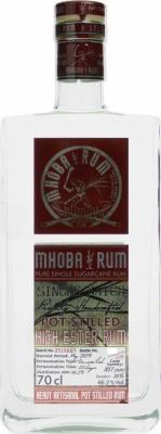 Mhoba Pot Stilled High Ester Rum 66.2% 700ml