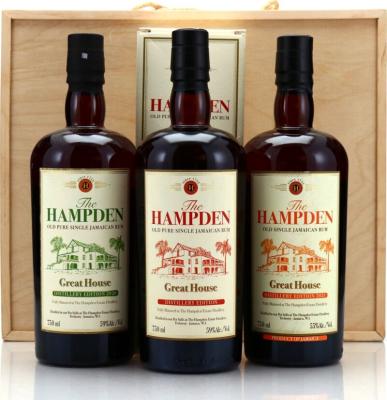 Velier Hampden Estate Great House Distillery Edition 2019 2020 2021 3x Bottles SET 750ml