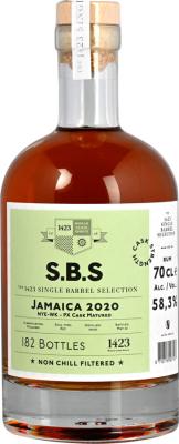 S.B.S 2020 Jamaica New Yarmouth NYE-WK PX Cask Matured 2yo 58.3% 700ml