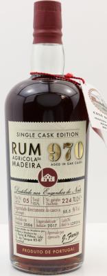 Engenhos do Norte 970 2006 Rum Agricole Single Cask 11yo 55.5% 700ml