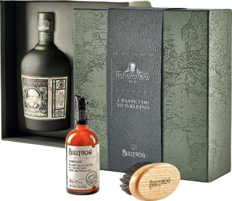 Diplomatico Reserva Exclusiva A Taste For Travelling Giftbox Beard set 40% 700ml