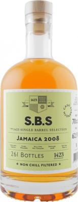 S.B.S 2008 Jamaica 10yo 62.9% 700ml