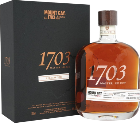 Mount Gay Rum 1703 Master Select 2020 Release 43% 700ml