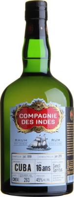 Compagnie des Indes 1998 Sancti Spiritus Cuba 16yo 45% 700ml