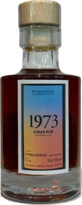 Spheric Spirits 1973 Cuban Rum 50yo 52% 100ml