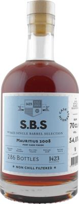 S.B.S 2008 Mauritius 11yo 54.8% 700ml