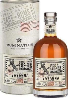 Rum Nation 2007 Savanna 12yo 62.7% 700ml