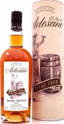 El Ron del Artesano 2008 Panama Virgin Oak Cask 11yo 41.9% 700ml