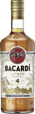 Bacardi Anejo Cuatro 4yo 40% 750ml