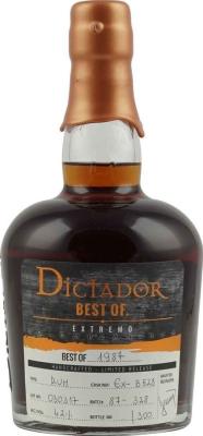 Dictador Best of 1987 Extremo 30yo 42% 700ml