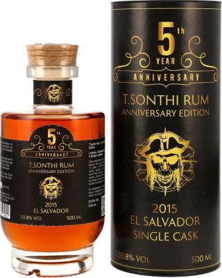 T. Sonthi 2015 5th Anniversary El Salvador 50.8% 500ml