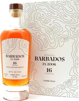 Nobilis Rum 2006 Barbados FS Single No.23 16yo 65.4% 700ml