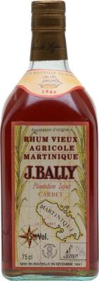 J.Bally 1966 Plantations Lajus Carbet 45% 750ml