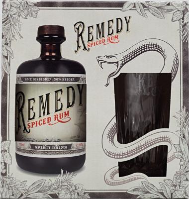 Remedy Spiced Giftbox With Glass 41.5% 700ml