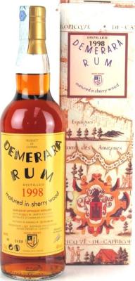 Moon Import 1998 Uitvlugt Guyana Demerara Rum 14yo 46% 700ml