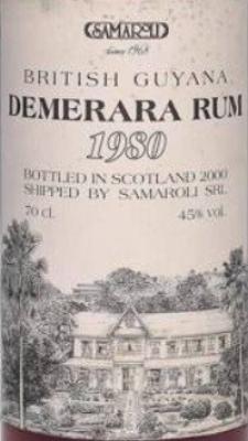 Samaroli 1980 British Guyana Demerara 45% 700ml