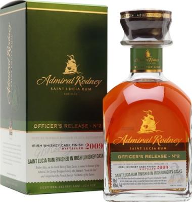 Admiral Rodney 2009 Officers Release No.2 Irish Whisky Cask 12yo 45% 700ml