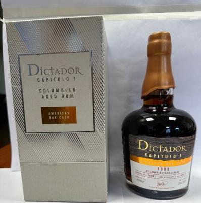 Dictador 1999 Capitulo I American Casks 24yo 42% 700ml