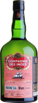 Compagnie des Indes 2004 Secrete Indonesia 10yo 43% 700ml