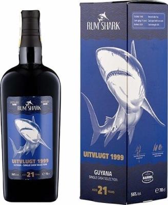 Rum Shark 1999 Uitvlugt Guyana Single Cask Selection 21yo 56% 700ml