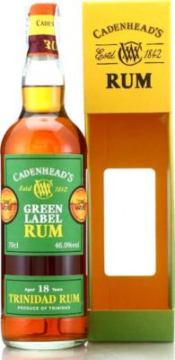 Cadenhead's Green Label Trinidad 18yo 46% 700ml