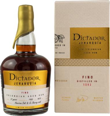 Dictador 1983 Jerarquia Fino 37yo 46% 700ml