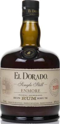 El Dorado 2009 Enmore Single Still 40% 750ml