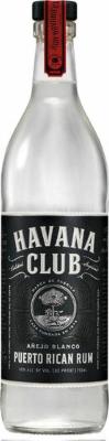 Havana Club Puerto Rican Rum Anejo White 40% 750ml