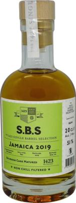 S.B.S 2019 Hampden Jamaica Bourbon Cask Matured DOK 51% 200ml
