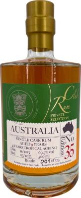 Rum Club 2013 Selection Edition #35 Australia 9yo 69.7% 500ml