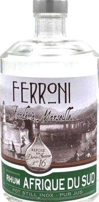 Ferroni La Dame Jeanne Rhum Afrique du Sud Unaged #16 57% 700ml