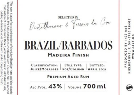 S.B.S 2021 Brazil/Barbados Madeira Finish 43% 700ml