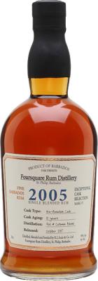 Foursquare 2005 Exceptional Cask Selection Mark VI 12yo 59% 700ml